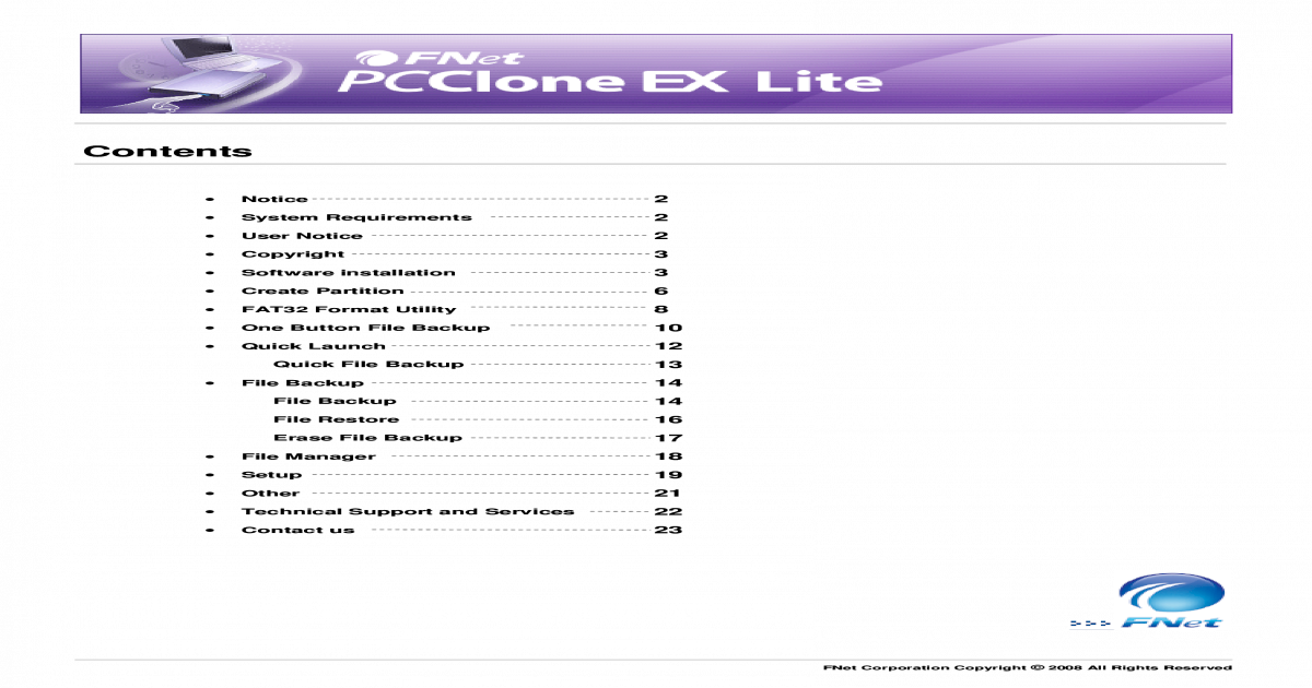 fnet pcclone ex lite windows 10